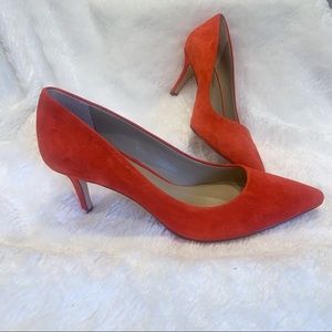 Enzo Angiolini summer red heels Sz 6 NWT